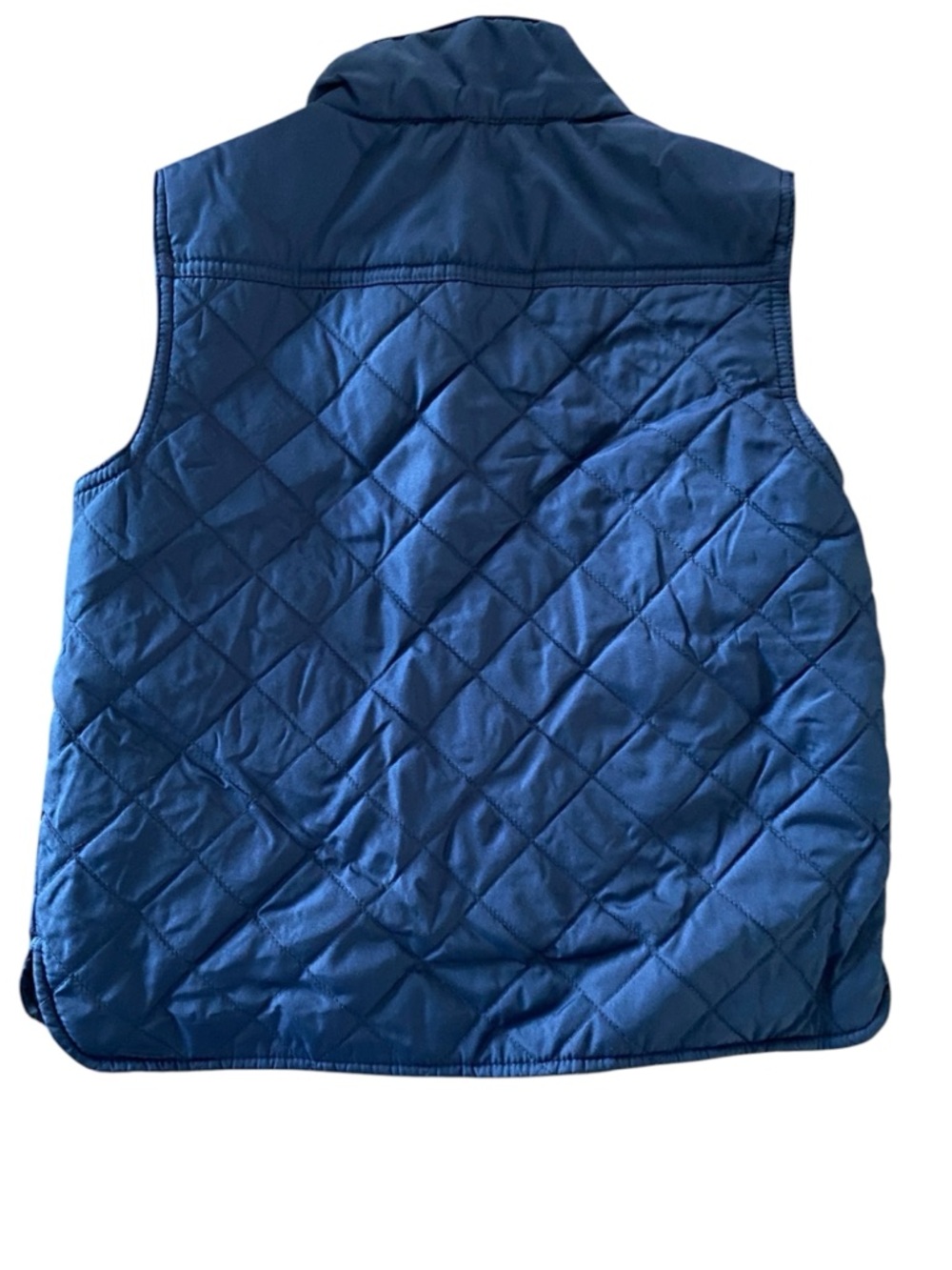 J. Crew Factory Crewcuts Boys' Walker vest Quilted Navy Size 4/5 - Picture 2 of 4